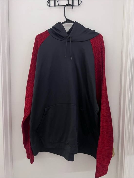 tek gear Other - Tek Gear WarmTek Men’s 3XLT Black Red Athletic Hoodie Pullover Big & Tall